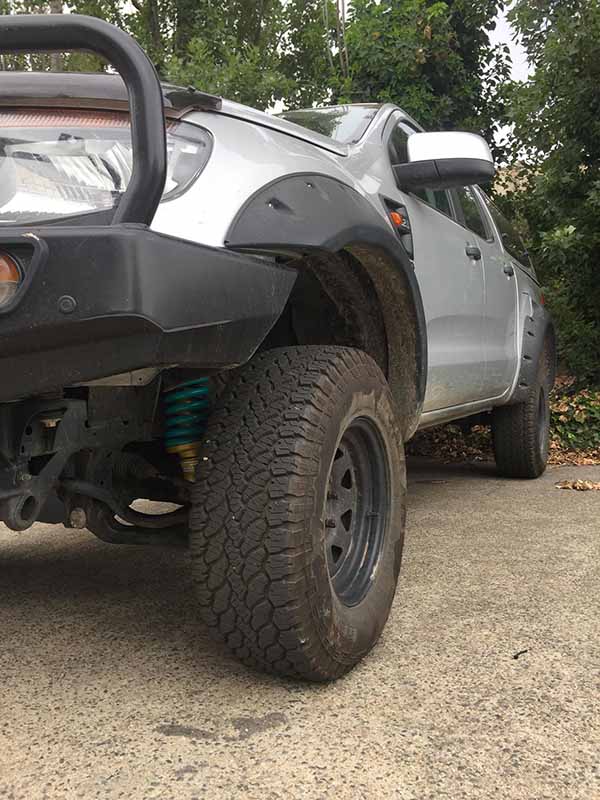 After the installation of a 4x4 lift kit in Canberra